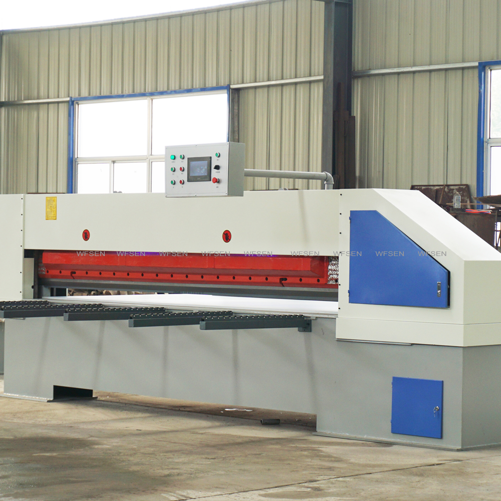 hydraulic veneer clipper